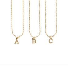 Load image into Gallery viewer, Dainty Love Initial Necklace — PREORDER
