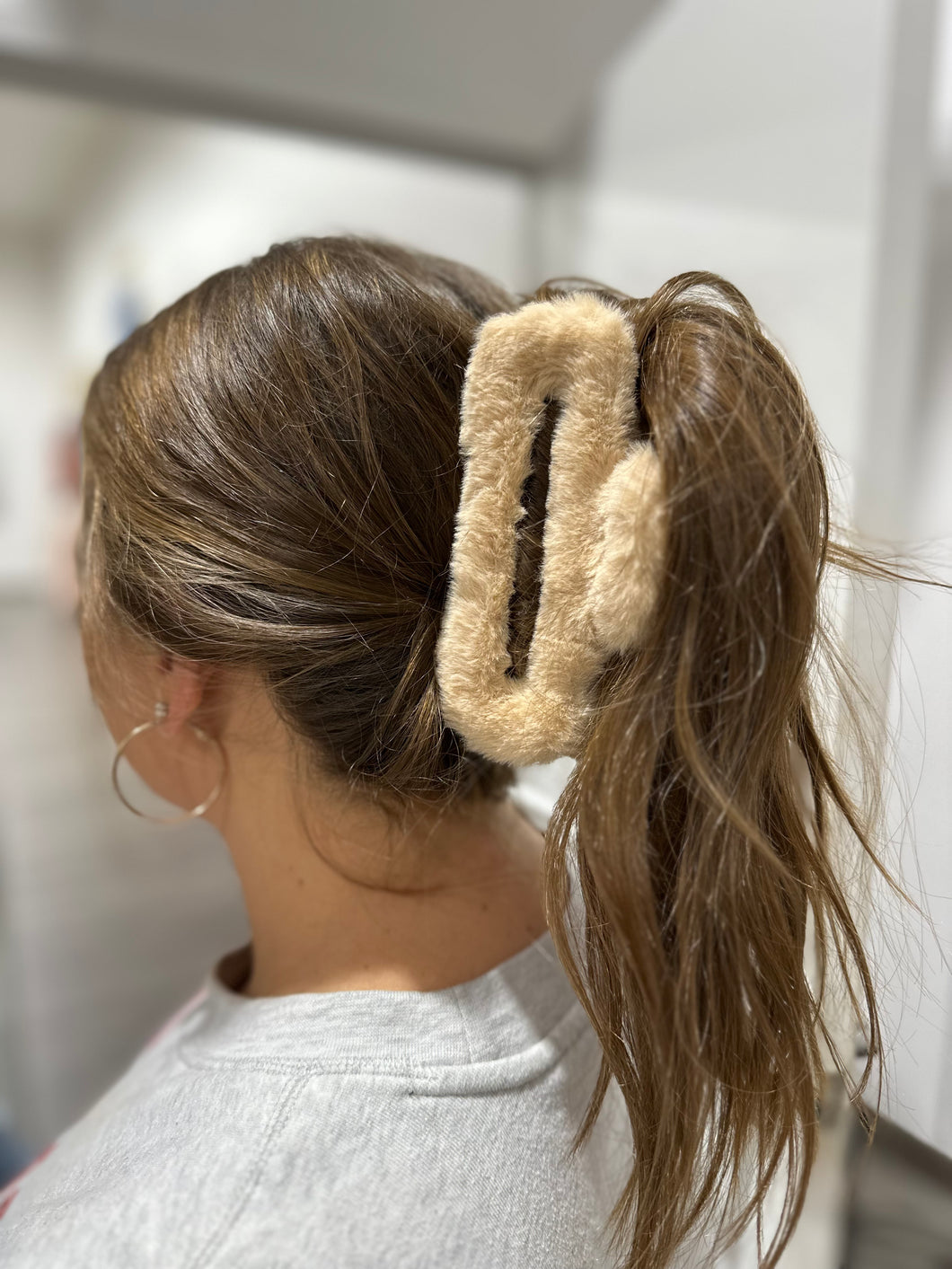 Fuzzy Hair Clips (3 Colors)