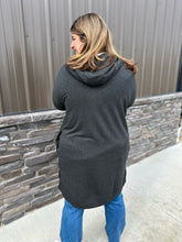 Load image into Gallery viewer, Roz Hooded Cardi - CURVY
