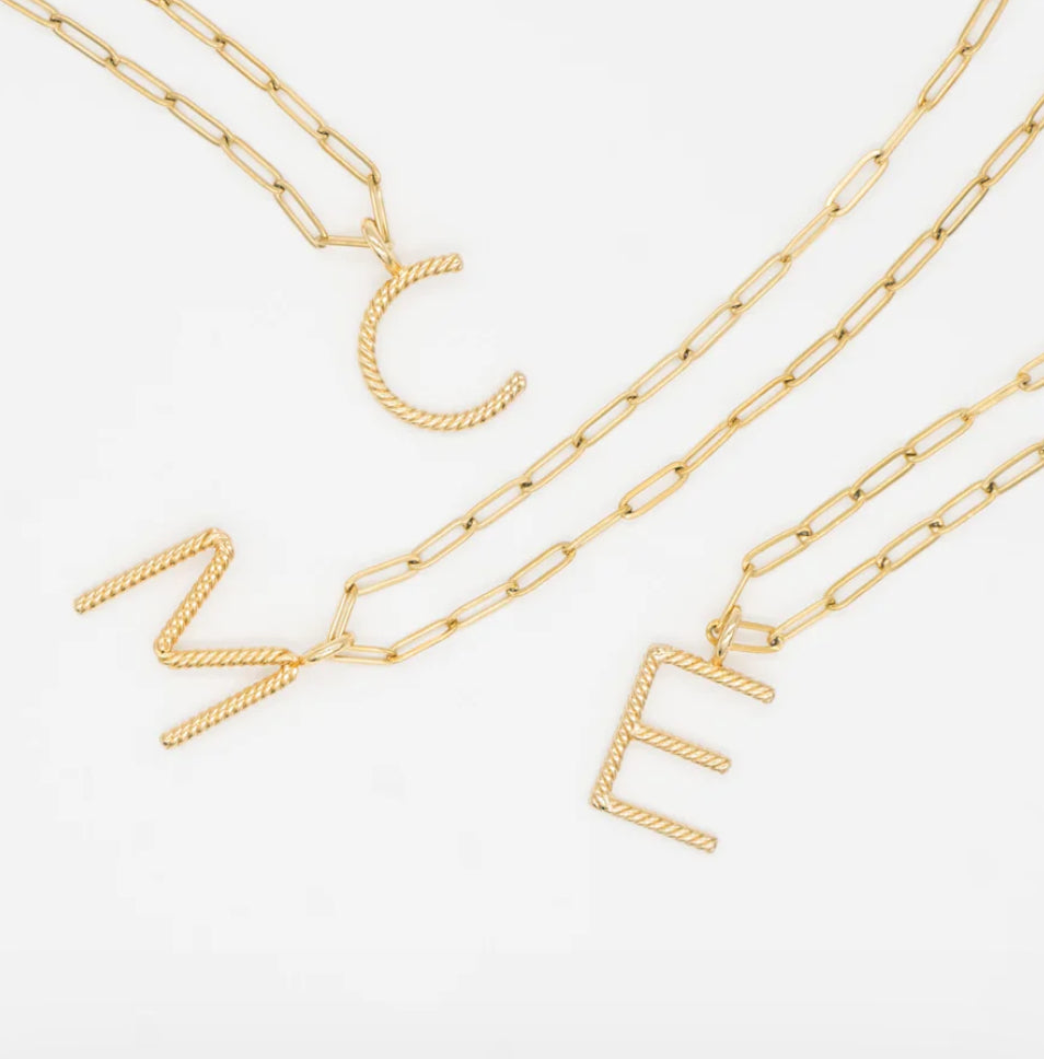 Aspen Initial Necklace - PREORDER