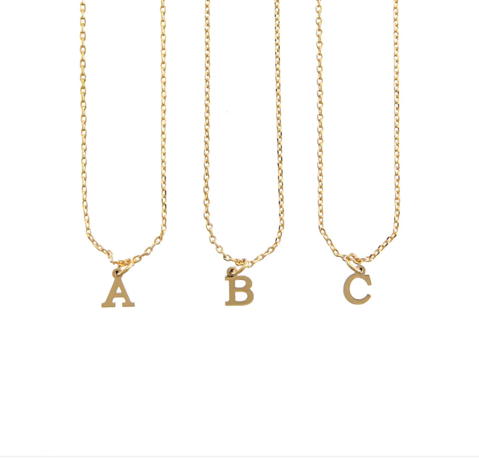 Dainty Love Initial Necklace — PREORDER