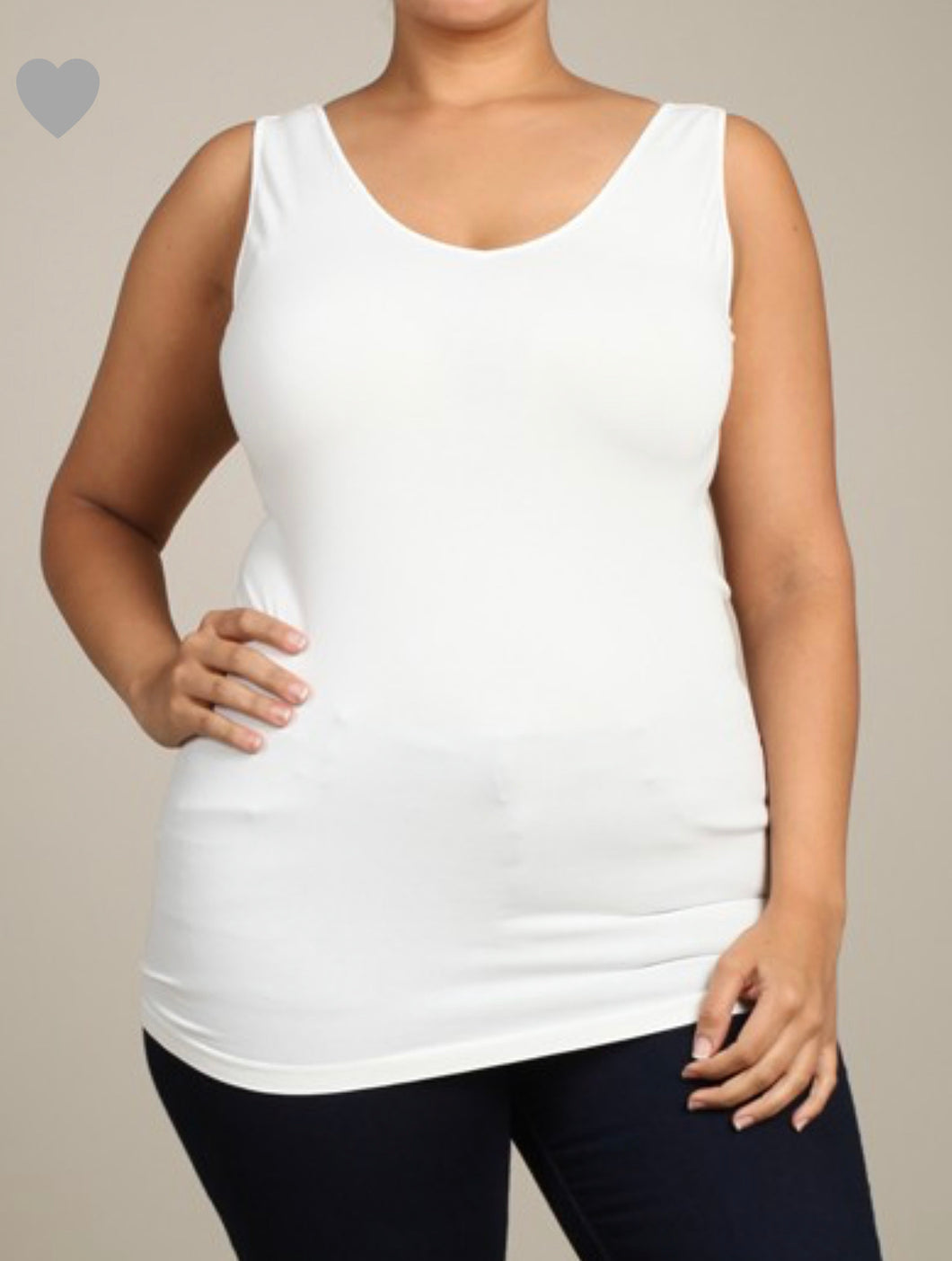 Michelle Reversible Smoother Tank (5 Colors) - Curvy